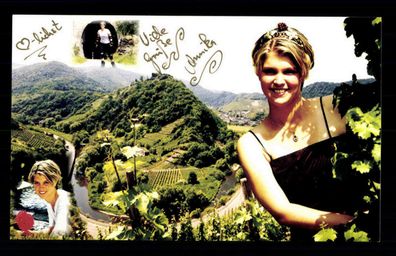 Annika Gasper Autogrammkarte Original Signiert Weinkönigin ## BC G 30594