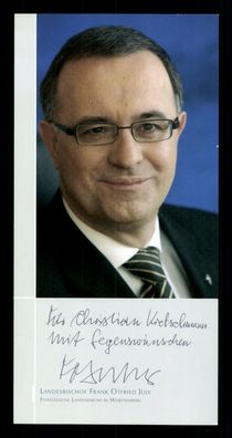 Frank Otfried July Autogrammkarte Original Signiert Kirche ## BC G 30590