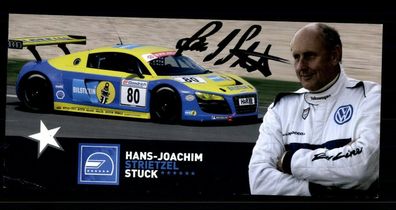 Hans Joachim Stuck Autogrammkarte Original Signiert Motorsport ## BC G 30689