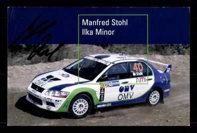 Manfred Stohl Autogrammkarte Original Signiert Motorsport ## BC G 30691