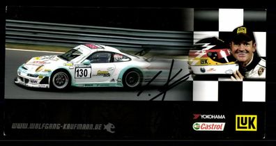 Wolfgang Kaufmann Autogrammkarte Original Signiert Motorsport ## BC G 30690