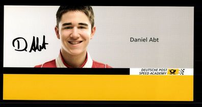 Daniel Abt Autogrammkarte Original Signiert Motorsport ## BC G 30686