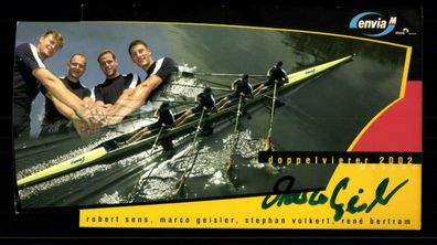 Marco Geisler Autogrammkarte Original Signiert Rudern ## BC G 30666