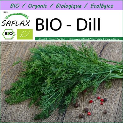 SAFLAX - BIO - Dill - Anethum - 700 Samen