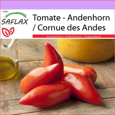 SAFLAX - Tomate - Andenhorn / Cornue des Andes - Lycopersicon - 10 Samen