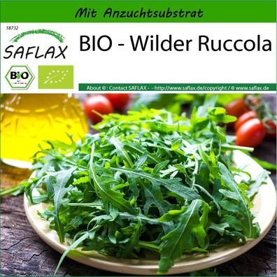 SAFLAX - BIO - Wilder Ruccola - Diplotaxis - 1500 Samen