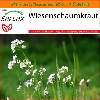 SAFLAX Garden in the Bag - Wiesenschaumkraut - Cardamine - 100 Samen