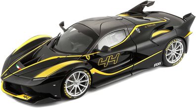 Bburago LaFerrari FXX K Singnature (schwarz, Maßstab 1:18) Modellauto Ferrari