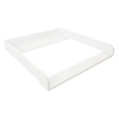 Puckdaddy Wickelaufsatz Fridolin 78x11x70cm Holz Weiß für IKEA Brimnes Kommoden
