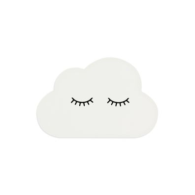 Puckdaddy Sticker Wolken in Weiß mit Augen, 3 Stück, 20x13,2cm