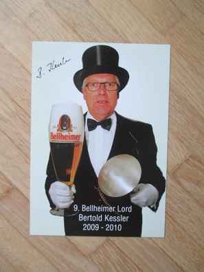 9. Bellheimer Lord 2009/2010 Bertold Kessler - handsigniertes Autogramm!!!