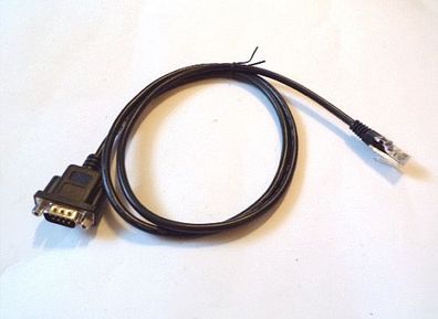 Ingenico Kabel RS232 RJ50 D-SUB 9-polig Anschlusskabel 0,5m Schwarz 216A0495