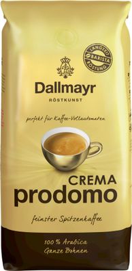 Dallmayr Prodomo Caffee Crema Ganze Bohnen samtig fein 1000g