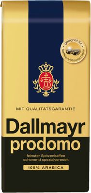 Dallmayr prodomo ganze Bohnen Spitzenkaffee spezialveredelt 500g