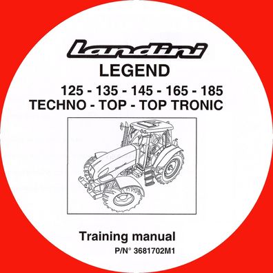 Werkstatthandbuch Landini Legend 125-135-145-165-185-TDI Service Manual Englisch