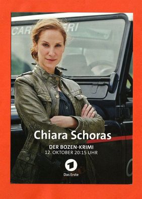 Chiara Schoras ( deutsche Schauspielerin ) - Autogrammkarte (2)