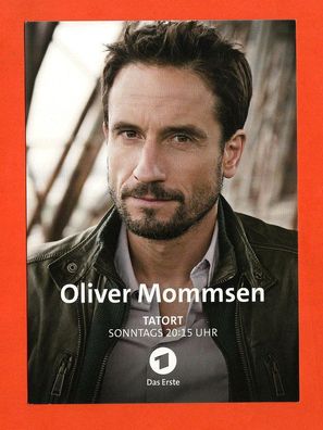 Oliver Mommsen ( deutsche Schauspieler ) - Autogrammkarte