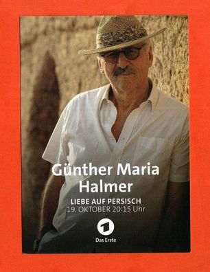 Günther Maria Halmer ( deutsche Schauspieler ) - Autogrammkarte
