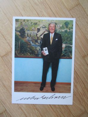Deutschlands Kaffeekönig Albert Darboven - handsigniertes Autogramm!!