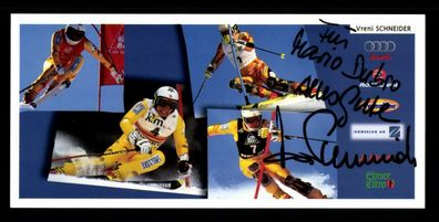 Vreni Schneider Autogrammkarte Original Signiert Skialpine ## BC G 30758