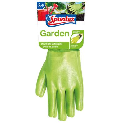 Spontex Gartenhandschuhe Garden Damenhandschuh Gartenarbeit Klettverschluss