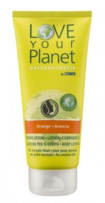 Love Your Planet Bodylotion Orange 200 ml