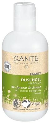 Sante Duschgel mit Bio-Ananas & Limone 200 ml