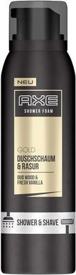 Axe Duschschaum & Rasur Gold 200 ml