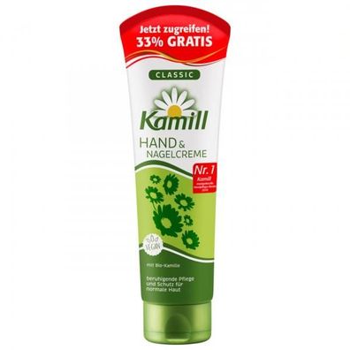 Kamill Hand- und Nagelcreme Classic mit Bio-Kamille 133 ml