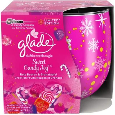 Glade by brise Duftkerze im Glas Sweet Candy Joy 120 gr