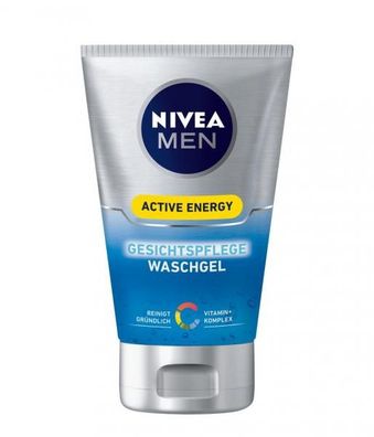 Nivea MEN Active Energy Gesichtspflege Waschgel 100 ml
