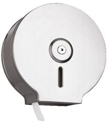 Jumbo-Toilettenpapierspender INOX Maxi, Edelstahl, Kapazität: Ø max. 260 mm je Rolle