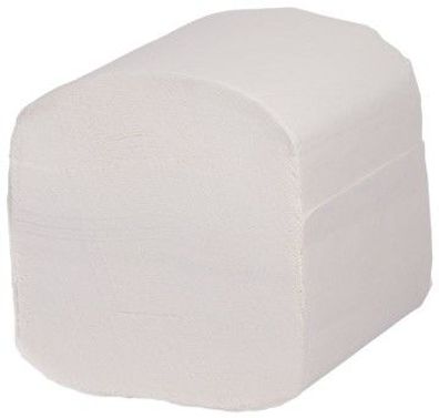 Toilettenpapier, 9.000 Blatt Toilet Tissue, 2-lagig, 100% Zellstoff, gefaltet, wasser