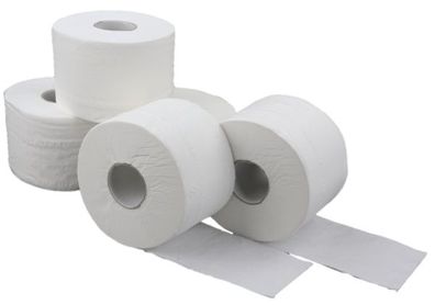 Toilettenpapier SMART-MAXI, 75m je Rolle, ergiebig wie 120 Rollen, 100% Zellstof