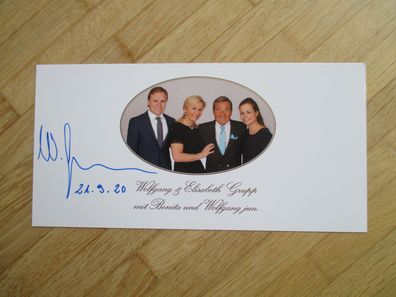 Trigema Chef Unternehmer Wolfgang Grupp - handsigniertes Autogramm!!!