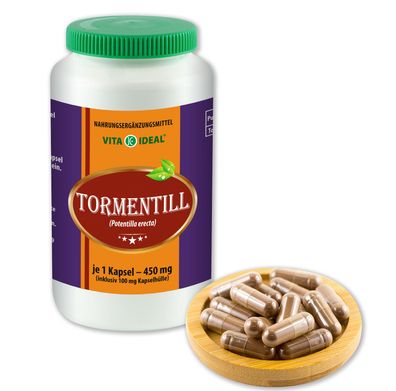 Vitaideal ® Tormentill-Wurzel Kapseln (Potentilla Erecta) je 450mg