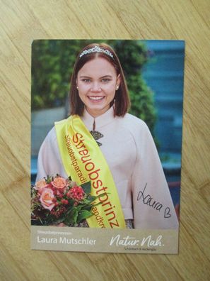 Streuobstprinzessin Laura Mutschler - handsigniertes Autogramm!!!