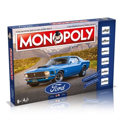 Monopoly Ford Edition Spiel Gesellschaftsspiel Brettspiel Deutsch / Englisch