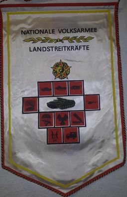 DDR NVA Wimpel "Landstreitkräfte" große Ausführung