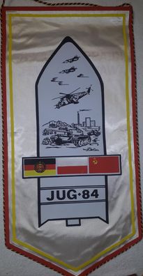 Wimpel NVA "JUG 84" große Ausführung