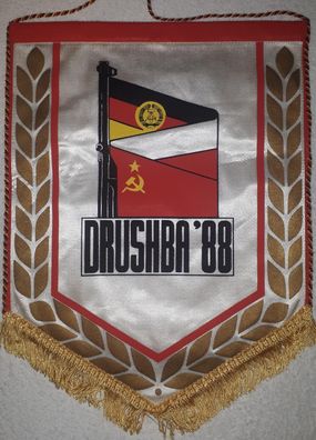 Wimpel DDR "Druschba `88" große Ausführung