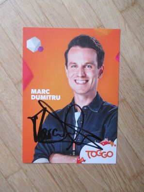 Toggo Super RTL Fernsehmoderator Marc Dumitru - handsigniertes Autogramm!!