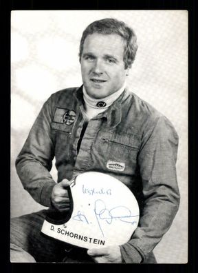 Dieter Schornstein Autogrammkarte Original Signiert Motorsport ## BC G 30904