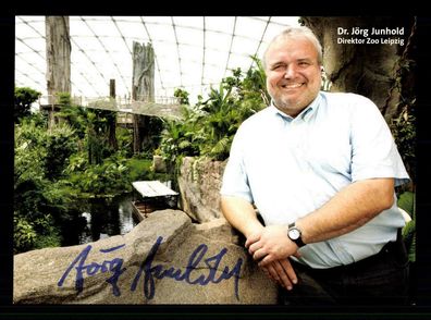 Dr. Jörg Junhold Zoo Direktor Leipzig Autogrammkarte Signiert # BC G 30951