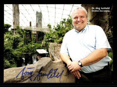 Dr. Jörg Junhold Zoo Direktor Leipzig Autogrammkarte Signiert # BC G 30952