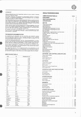 Werkstatthandbuch für die Hürlimann H-361 F H-476 F