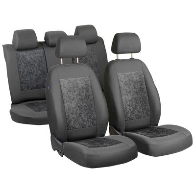 Graue Velours Sitzbezüge für Hyundai IX35 Autositzbezug Komplett