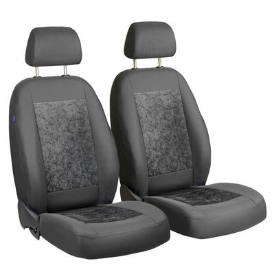 Graue Velours Sitzbezüge für Hyundai IX35 Vorne Sitzbezüge