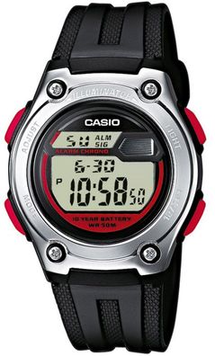 Casio Collection Herrenuhr Digitaluhr Alarm W-211-1BVEF