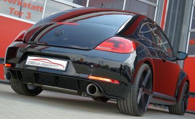 Friedrich Motorsport Duplex Auspuff Sportauspuff Endschalldämpfer für VW Beetle